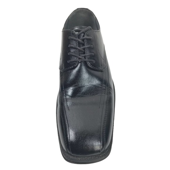 JF J. Ferrar Oxford Lace Up Dress Shoes men’s Size 9 M Black Lace Up Leather - Picture 11 of 15